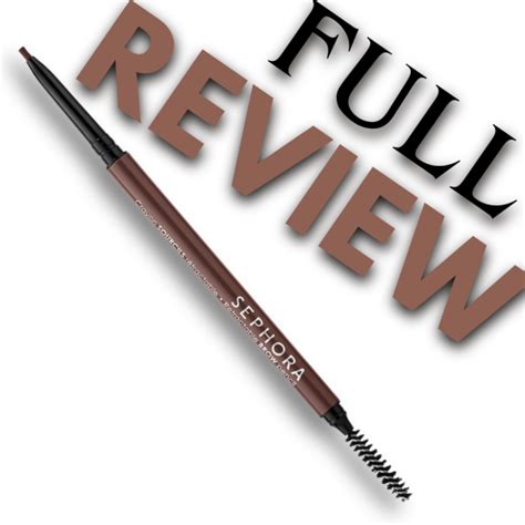 sephora eyebrow pencil review.